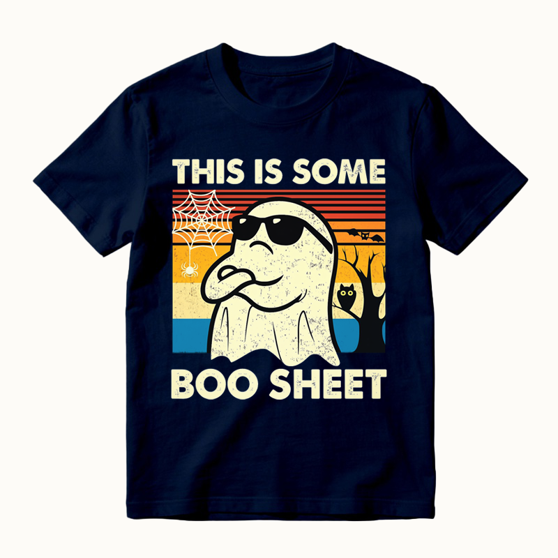 This is Some Boo Sheet Ghost Retro Funny Halloween T-Shirt