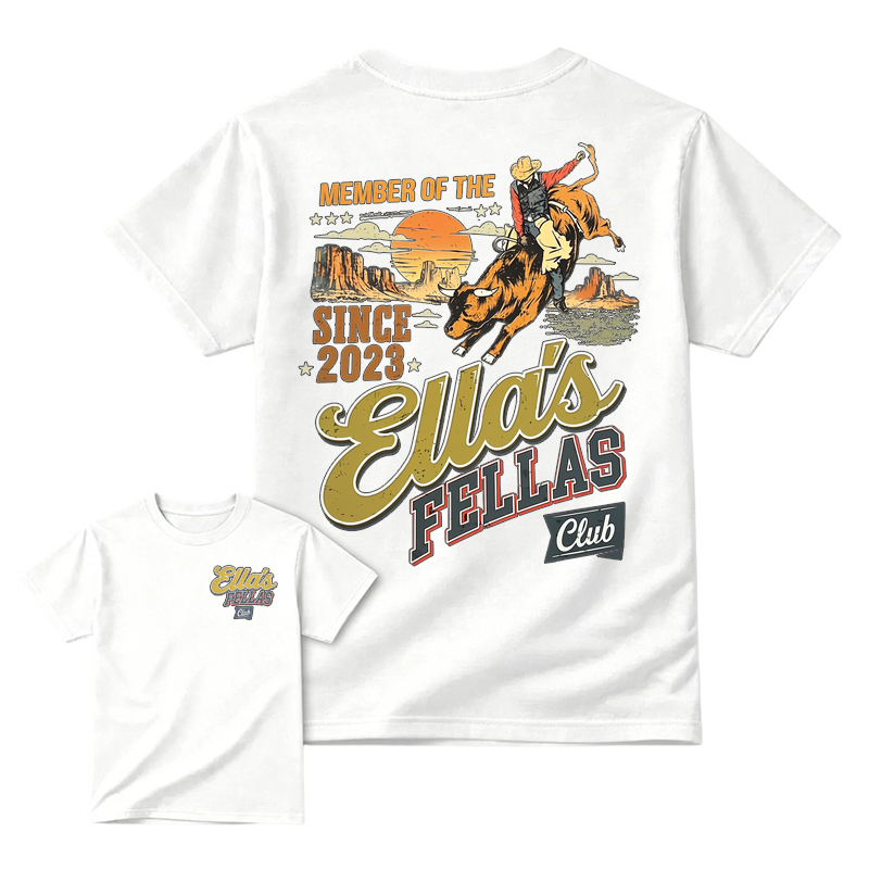 Retro Sunset Western Cowboy Rider Men's T-Shirt