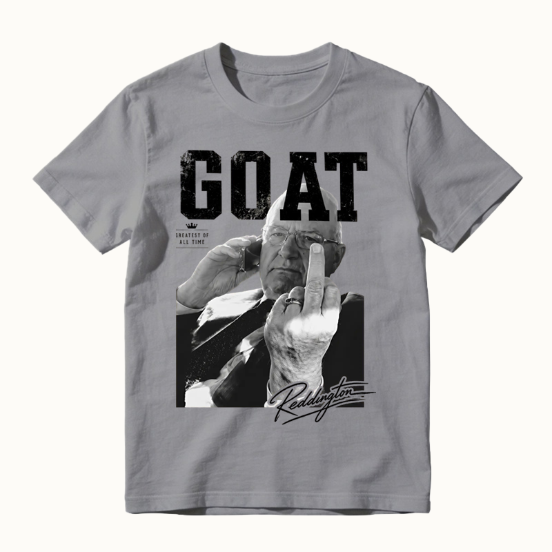 Goat Middle Finger Funny Courtroom Lawyer Photo Graphic Tee