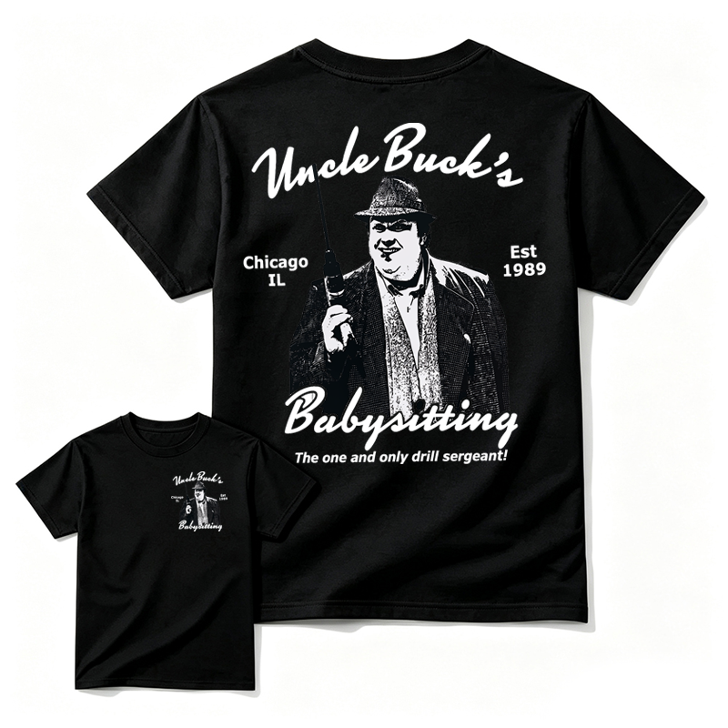 Uncle Buck's Babysitting 80s Movie Graphic Tee