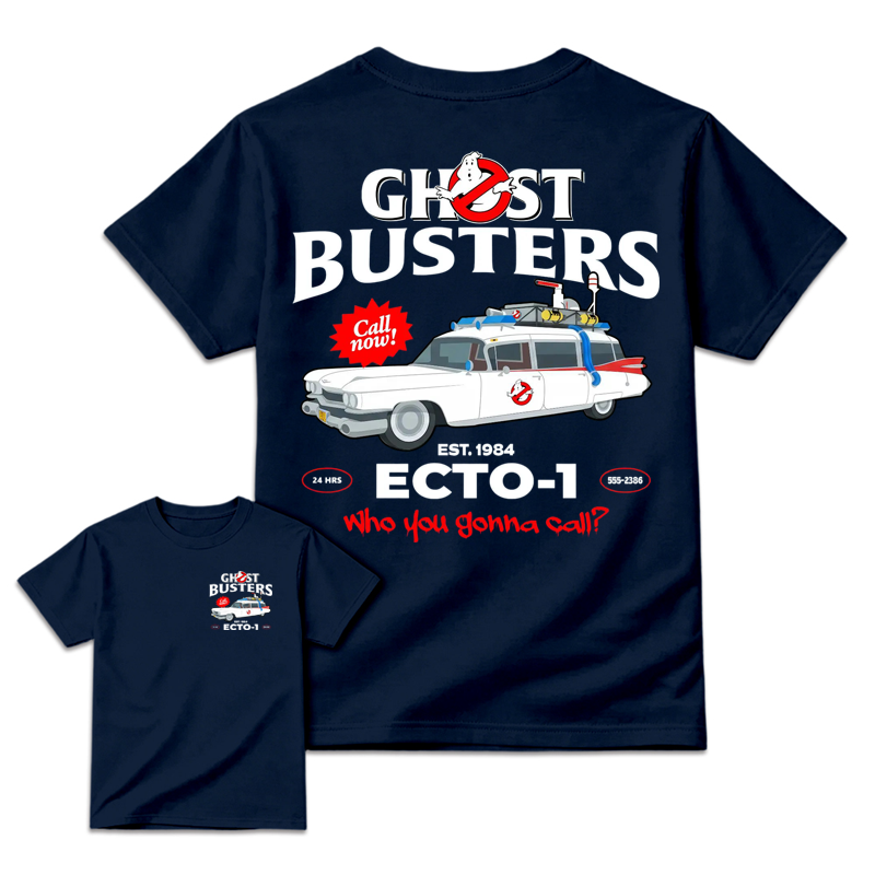 Ghost Busters ECTO-1 Vintage Halloween T-Shirt