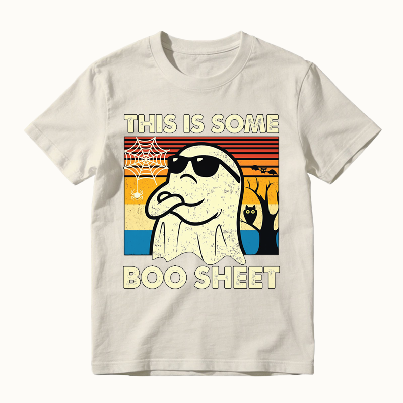 This is Some Boo Sheet Ghost Retro Funny Halloween T-Shirt