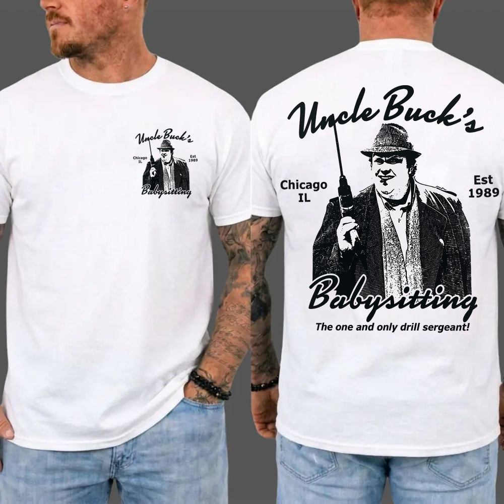 Uncle Buck's Babysitting 80s Movie Graphic Tee