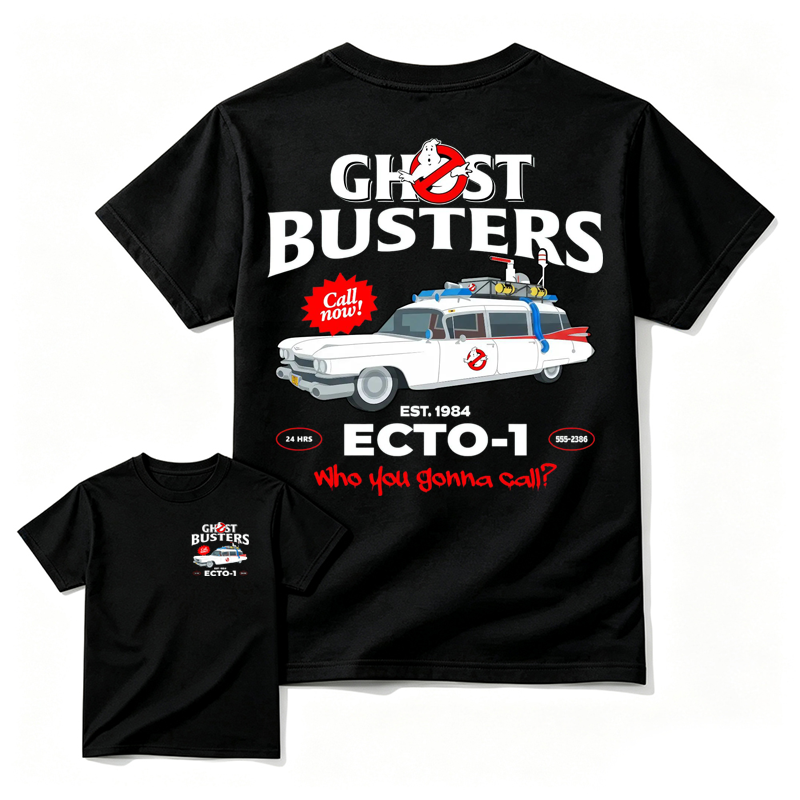 Ghost Busters ECTO-1 Vintage Halloween T-Shirt