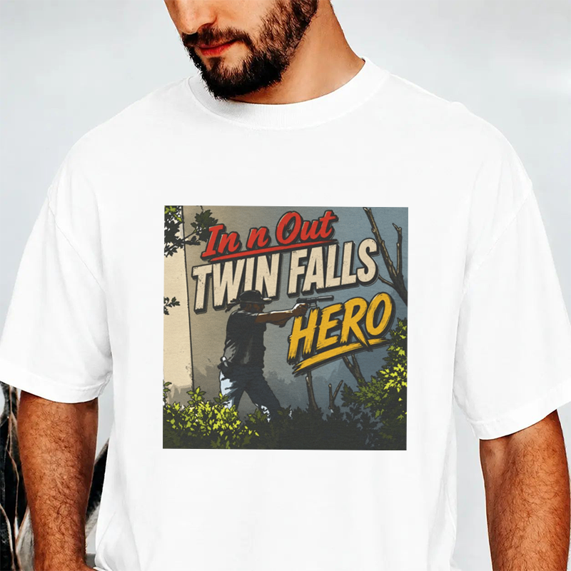 In and out Twin Falls Hero "The Fearless Patriot" Shirts