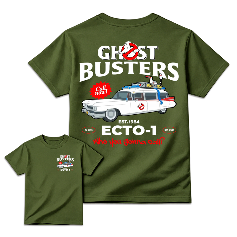 Ghost Busters ECTO-1 Vintage Halloween T-Shirt