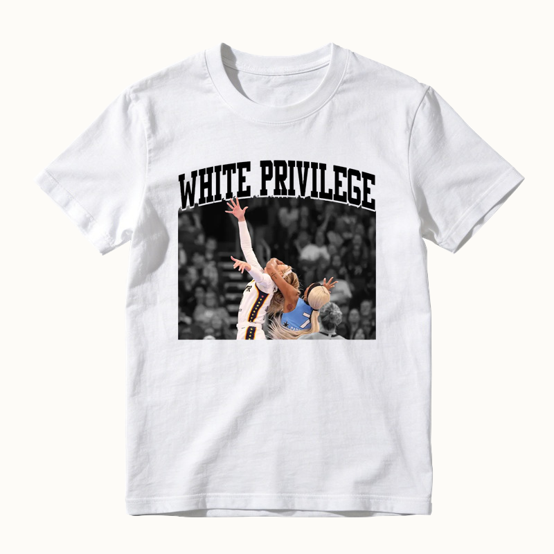 White Privilege Viral Basketball Graphic Shirt Funny Sports Meme Tee