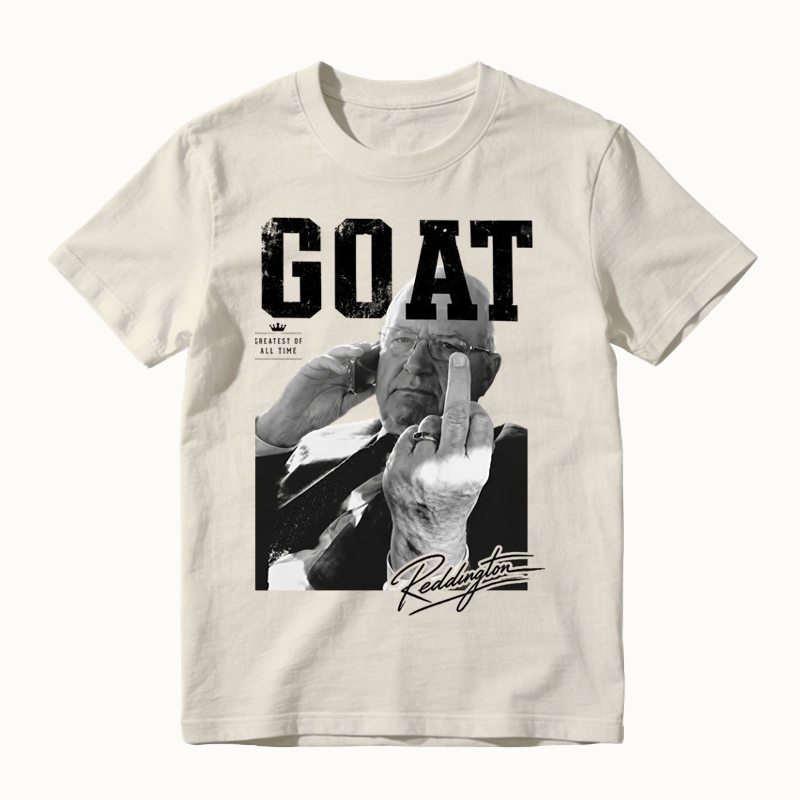 Goat Middle Finger Funny Courtroom Lawyer Photo Graphic Tee