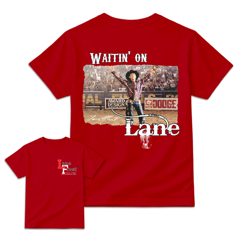 Waitin’ on Lanee Frost Western Rodeo Graphic T-Shirt