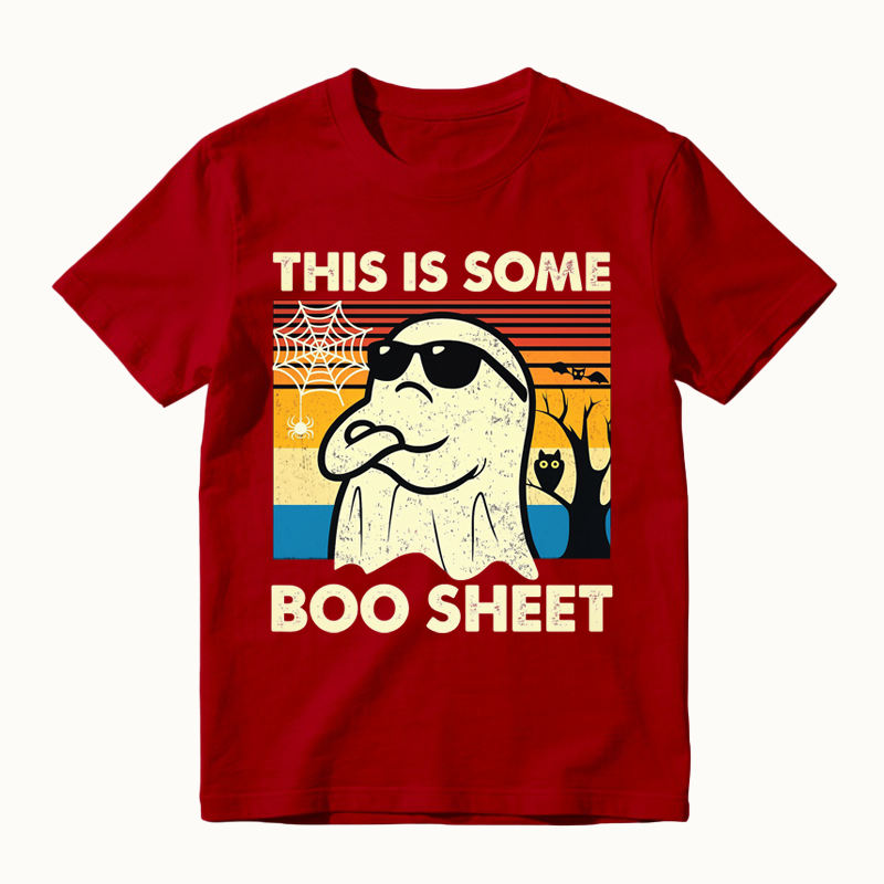 This is Some Boo Sheet Ghost Retro Funny Halloween T-Shirt