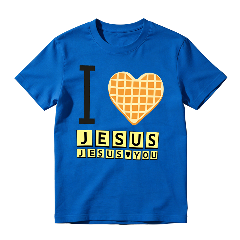 I Love Jesus Jesus Love You Christian Graphic Tee