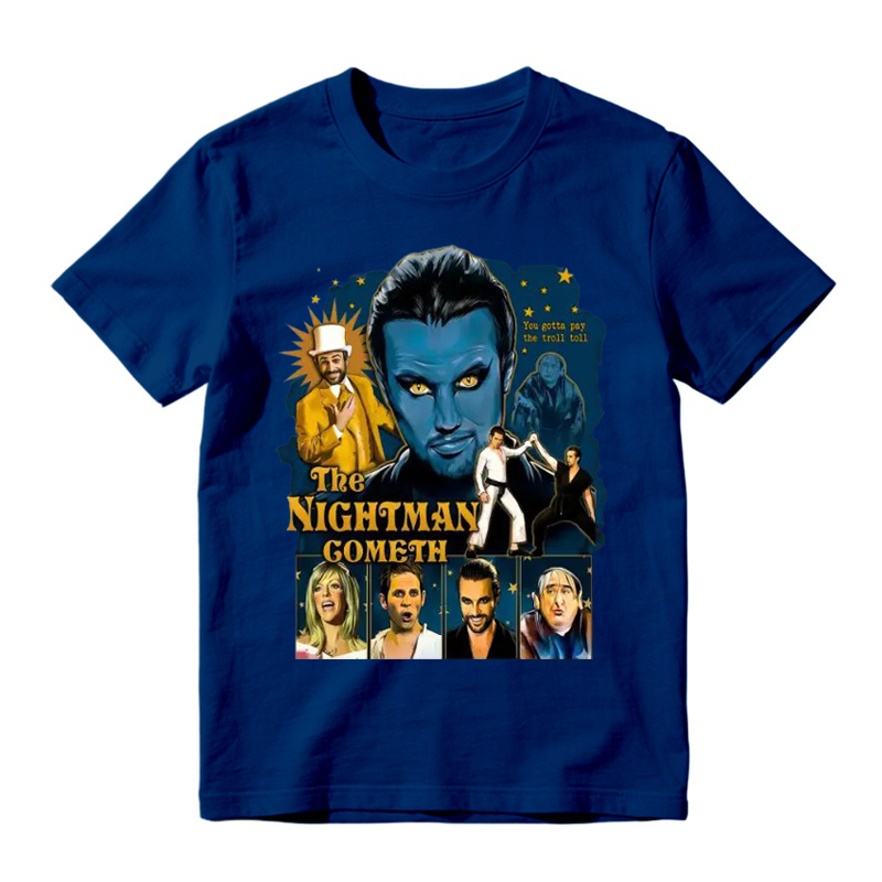 The Nightman Cometh Retro Vintage T-Shirt