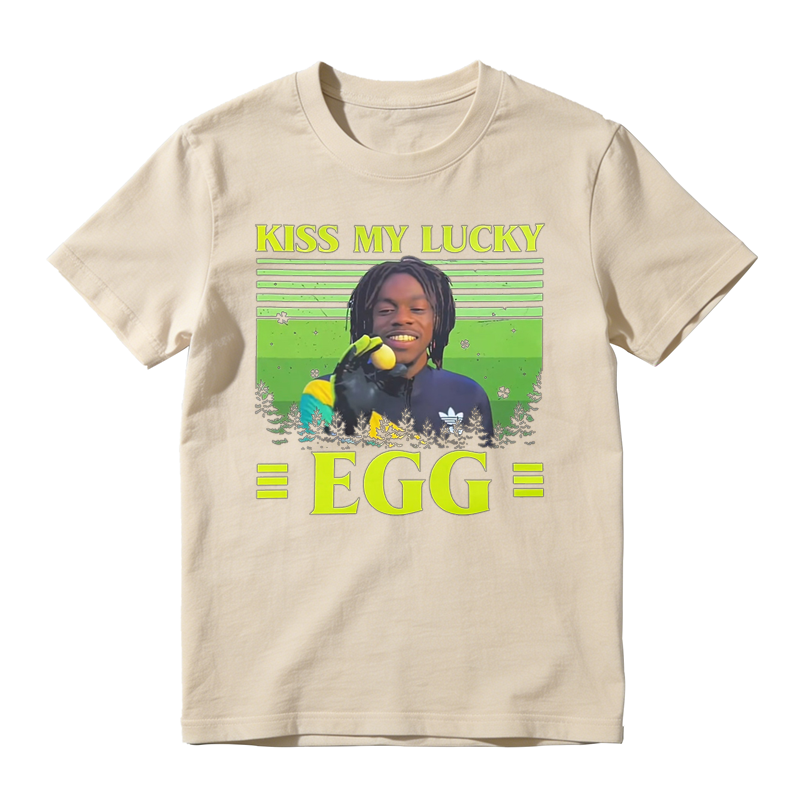KISS MY LUCKY EGG Movie Quote Funny Vintage T-shirt