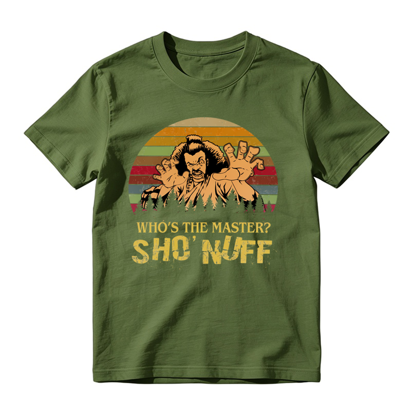 Who's The Master Sho'Nuff 80s Movie Retro Graphic T-Shirt