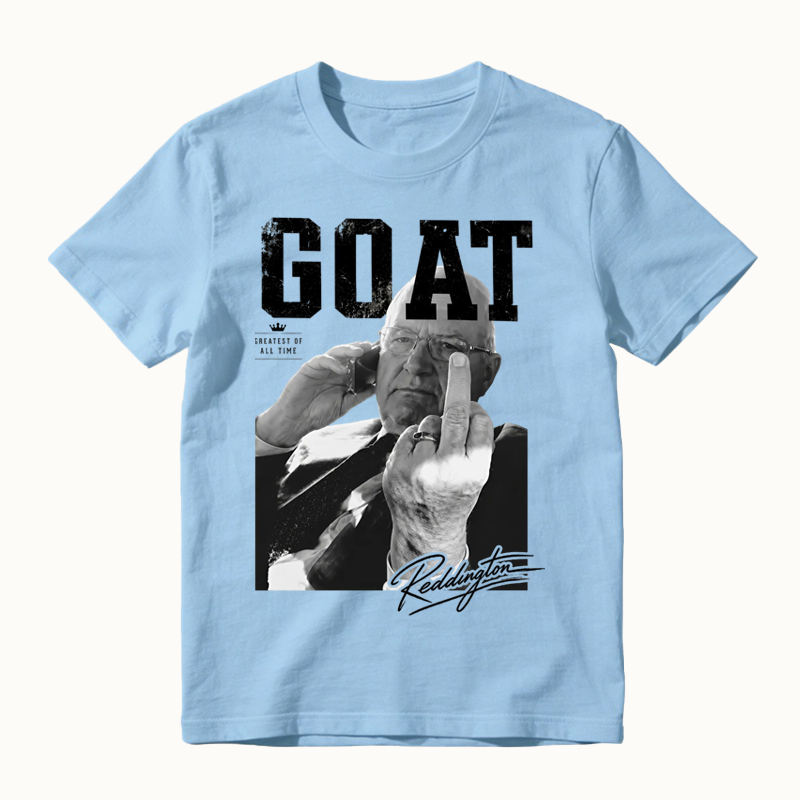 Goat Middle Finger Funny Courtroom Lawyer Photo Graphic Tee