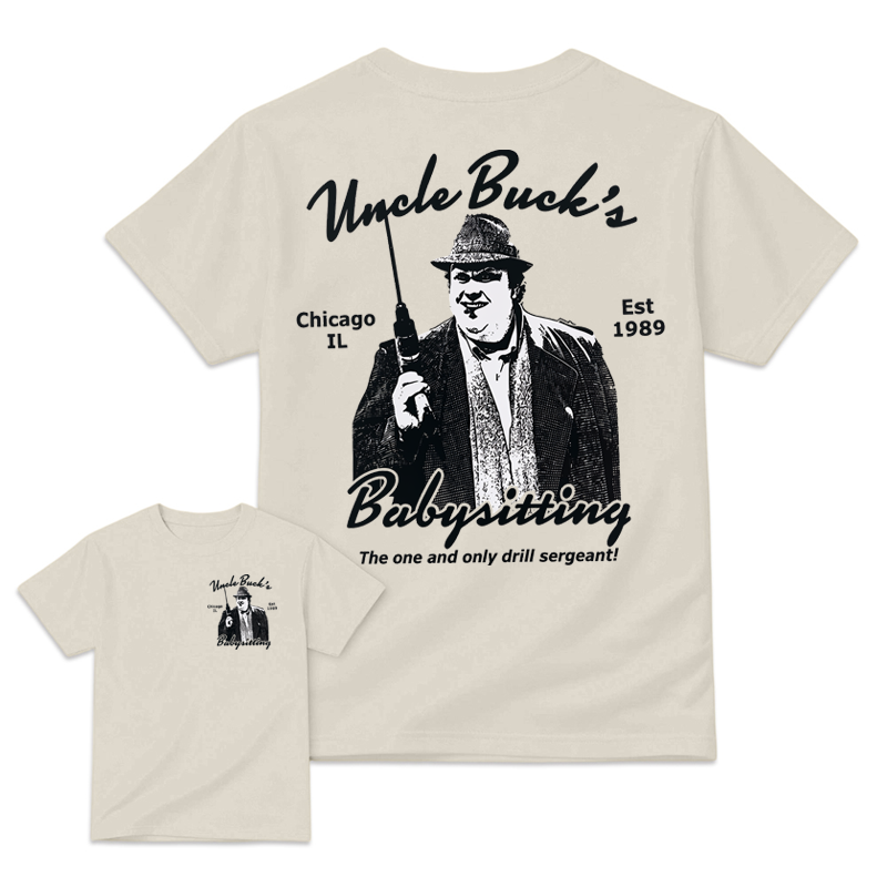Uncle Buck's Babysitting 80s Movie Graphic Tee
