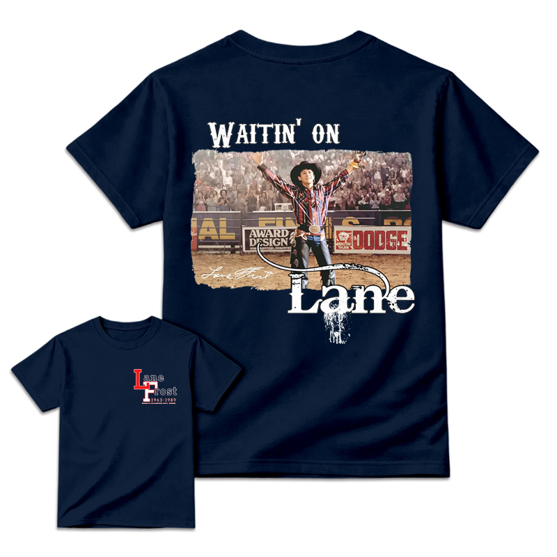 Waitin’ on Lanee Frost Western Rodeo Graphic T-Shirt