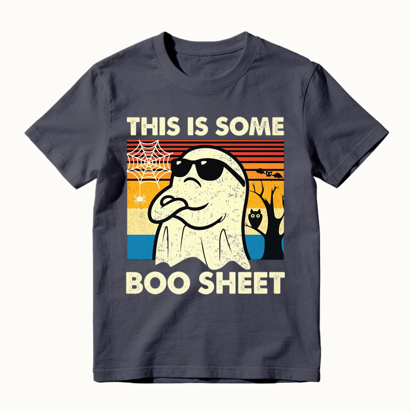 This is Some Boo Sheet Ghost Retro Funny Halloween T-Shirt