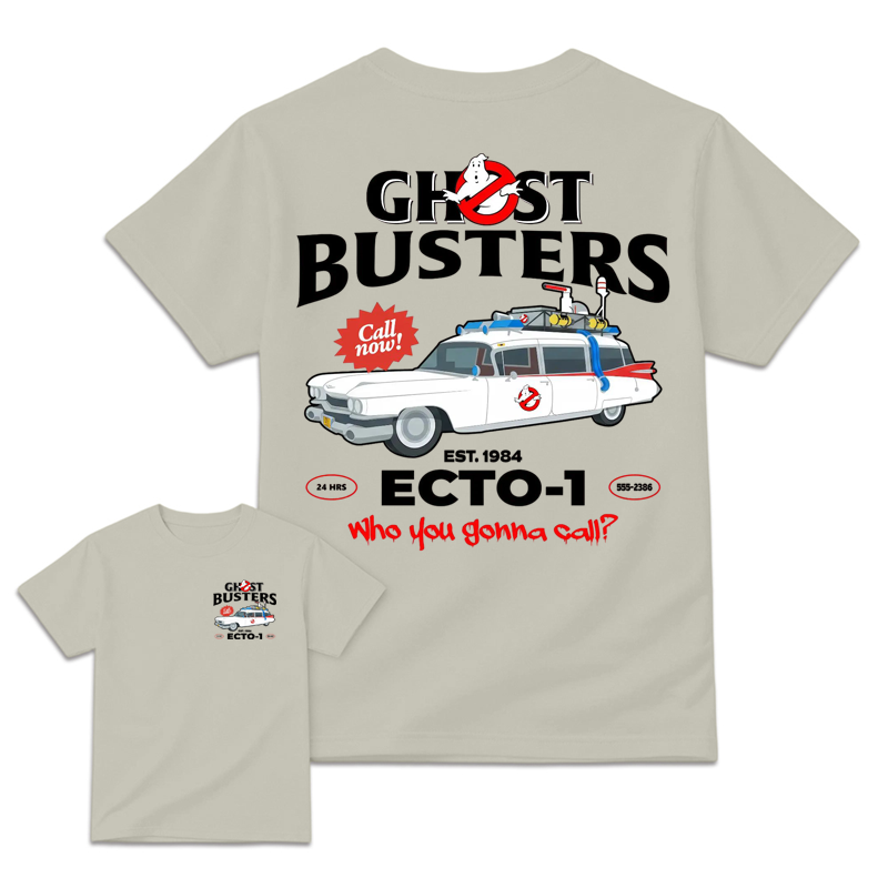 Ghost Busters ECTO-1 Vintage Halloween T-Shirt