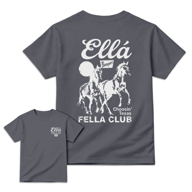 🐎🐎Choosin' Texas FELLA CLUB Western Horse Graphic T-Shirt