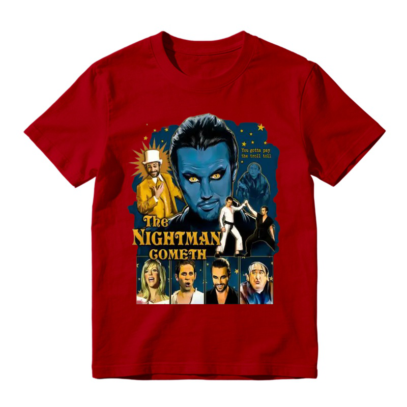 The Nightman Cometh Retro Vintage T-Shirt