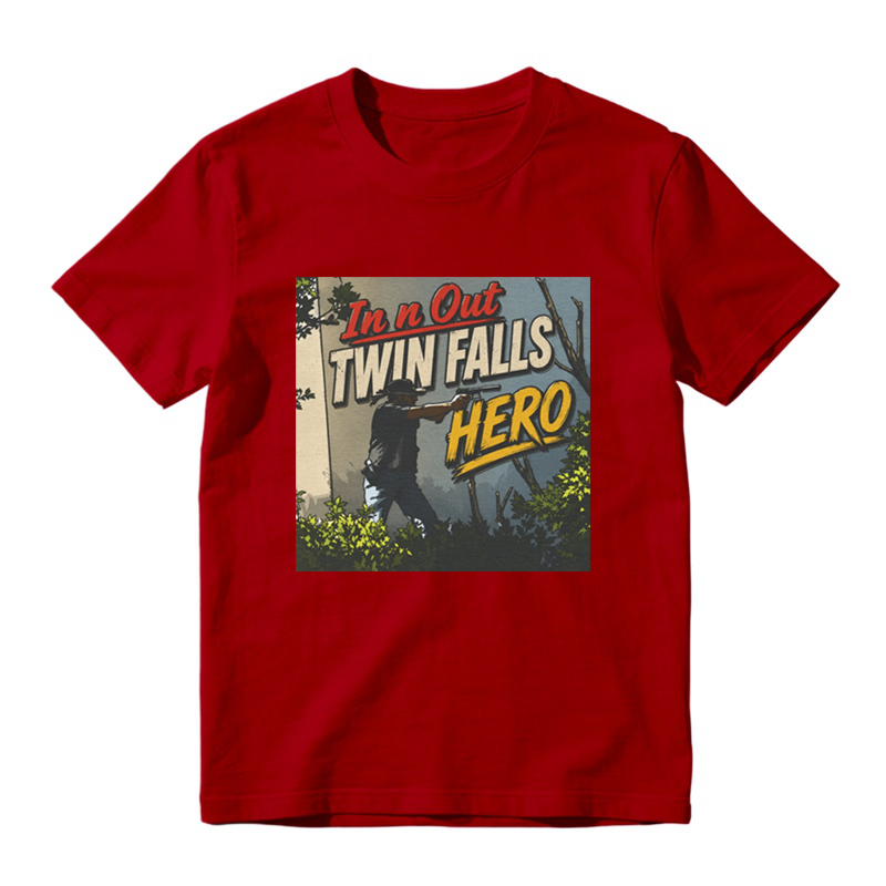 In and out Twin Falls Hero "The Fearless Patriot" Shirts