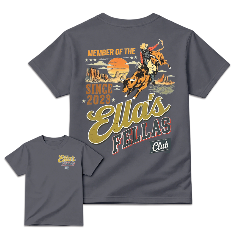 Retro Sunset Western Cowboy Rider Men's T-Shirt