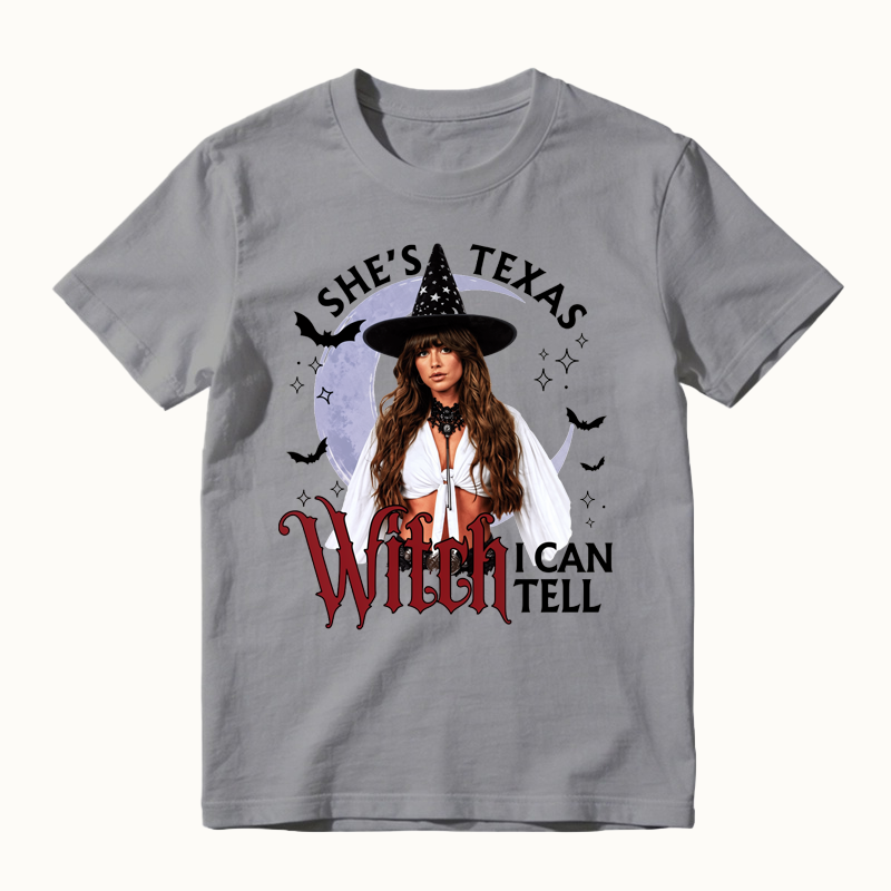 She's From Texas Witch -I can Tell Halloween T-shirt