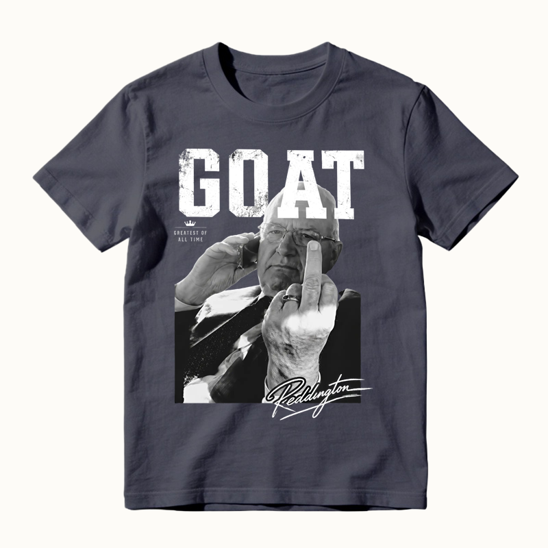Goat Middle Finger Funny Courtroom Lawyer Photo Graphic Tee