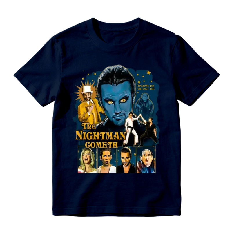 The Nightman Cometh Retro Vintage T-Shirt