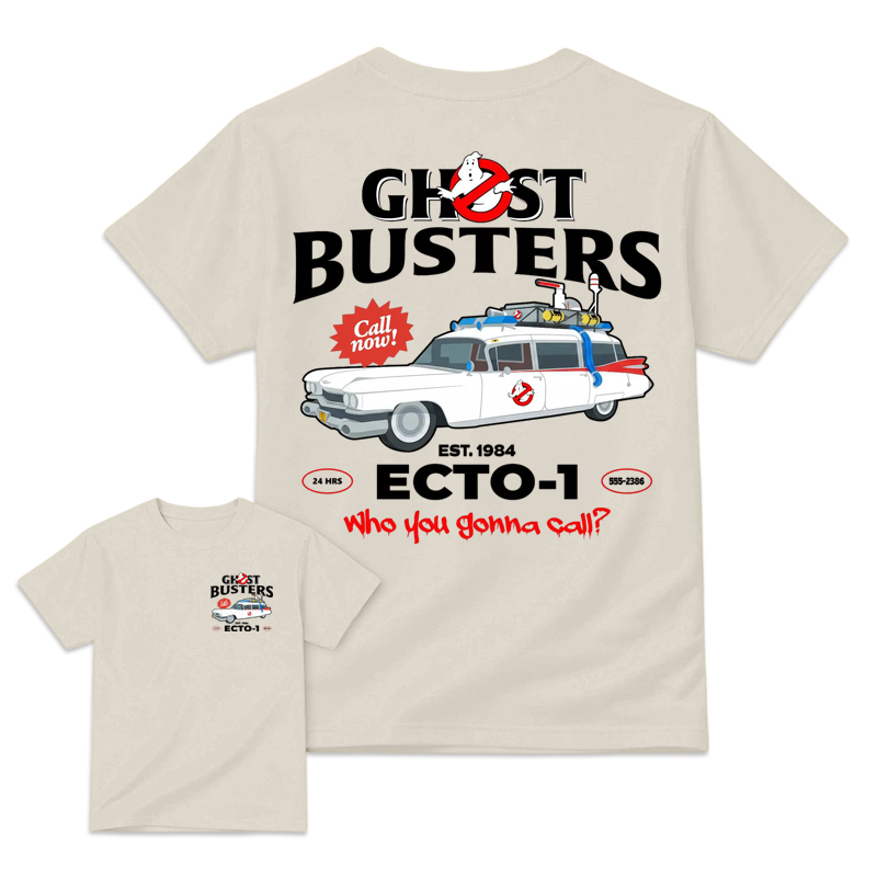 Ghost Busters ECTO-1 Vintage Halloween T-Shirt