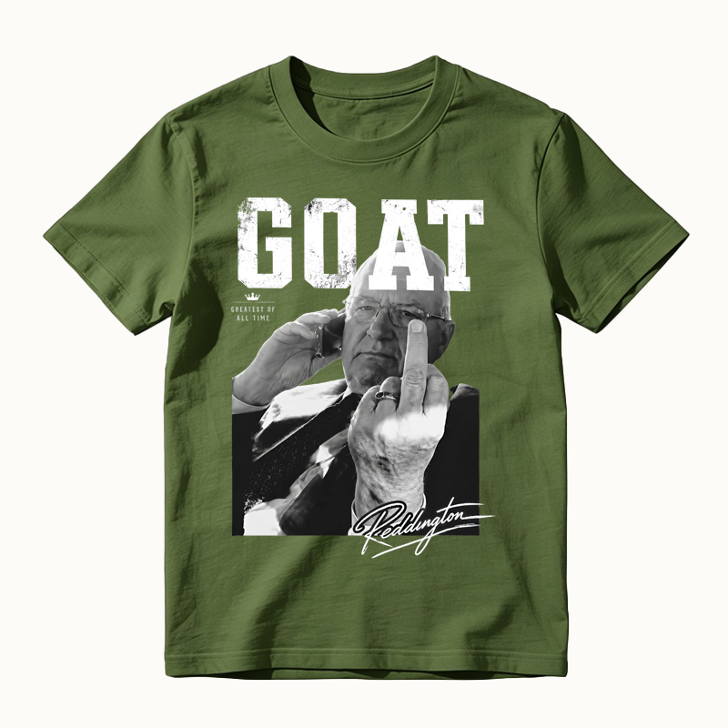 Goat Middle Finger Funny Courtroom Lawyer Photo Graphic Tee