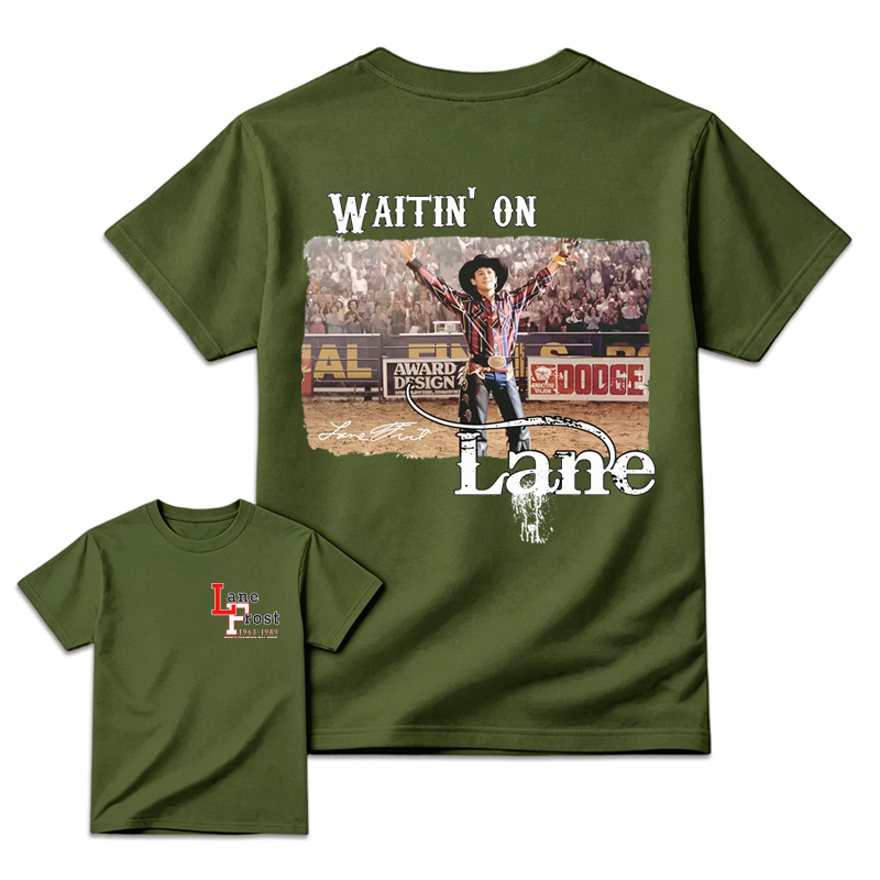 Waitin’ on Lanee Frost Western Rodeo Graphic T-Shirt