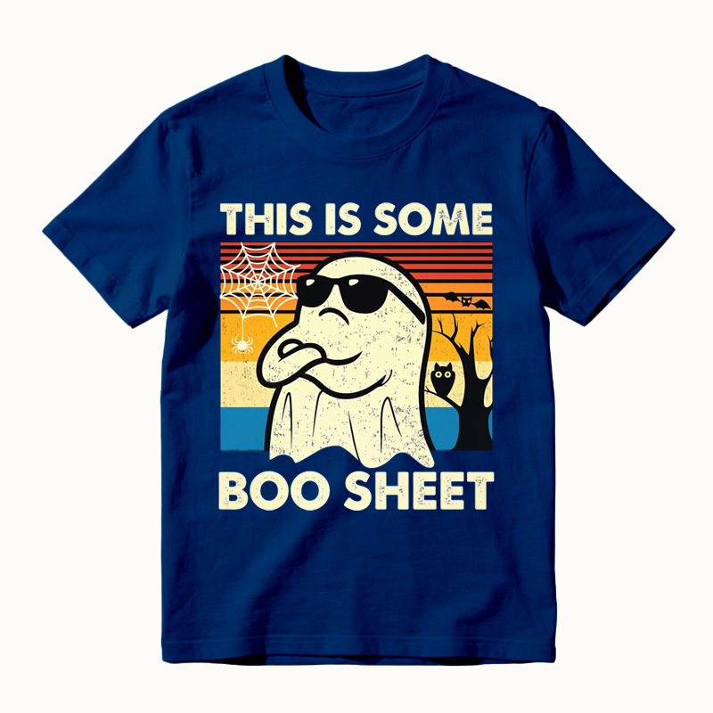 This is Some Boo Sheet Ghost Retro Funny Halloween T-Shirt