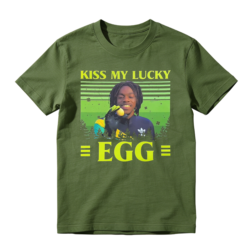 KISS MY LUCKY EGG Movie Quote Funny Vintage T-shirt