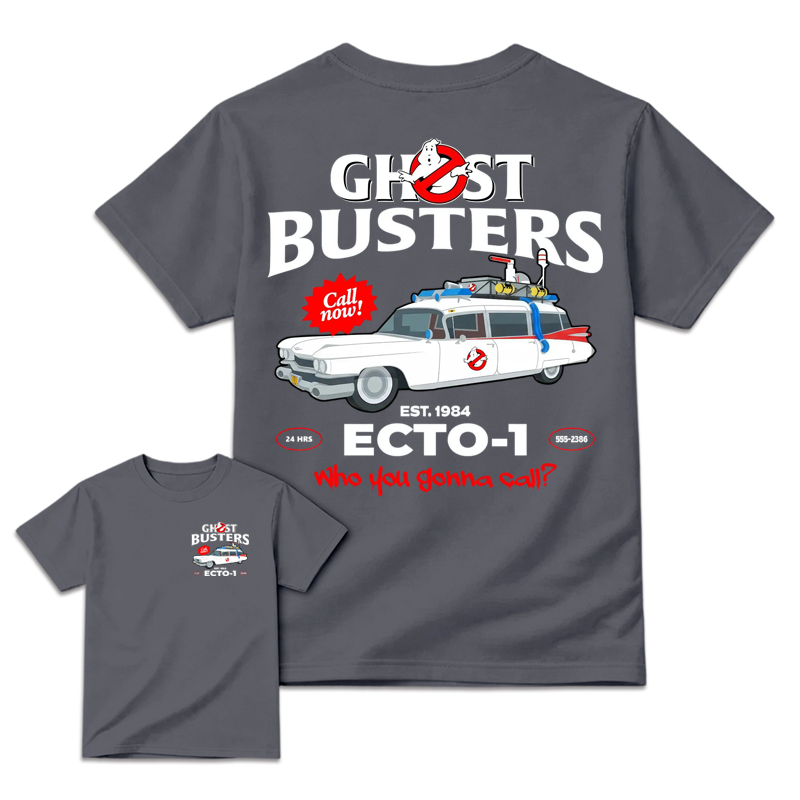 Ghost Busters ECTO-1 Vintage Halloween T-Shirt