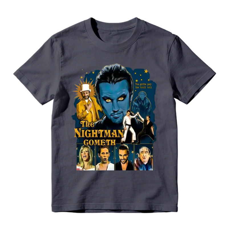 The Nightman Cometh Retro Vintage T-Shirt