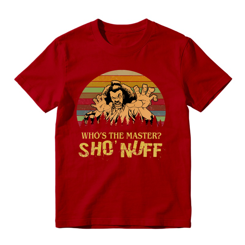 Who's The Master Sho'Nuff 80s Movie Retro Graphic T-Shirt
