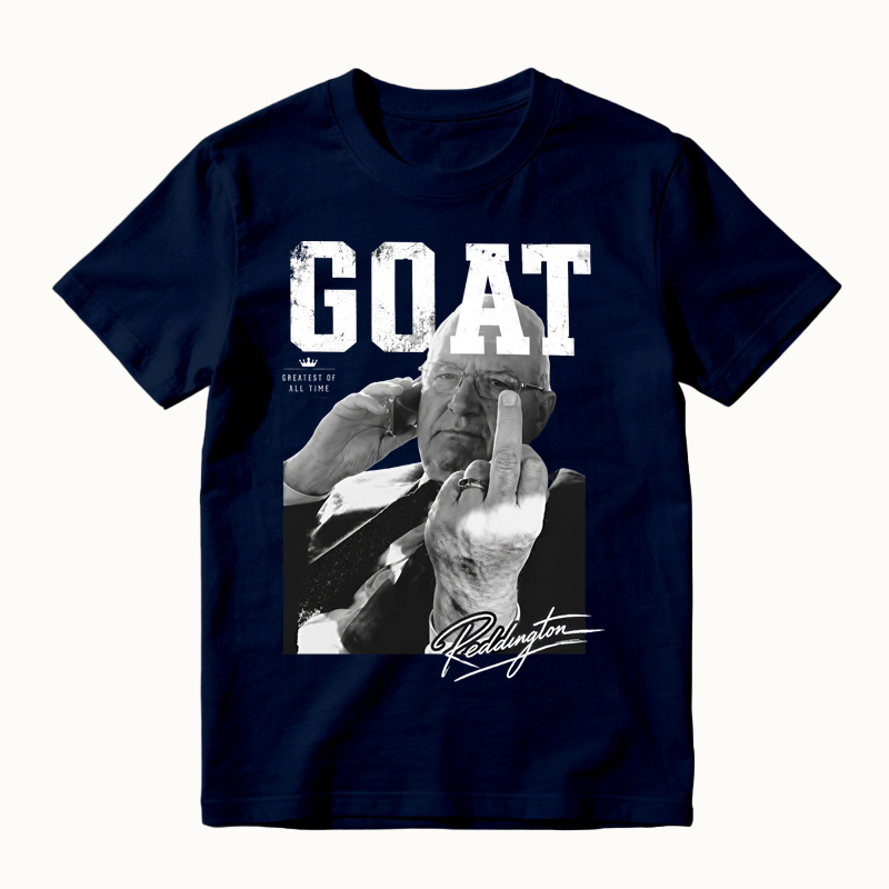 Goat Middle Finger Funny Courtroom Lawyer Photo Graphic Tee