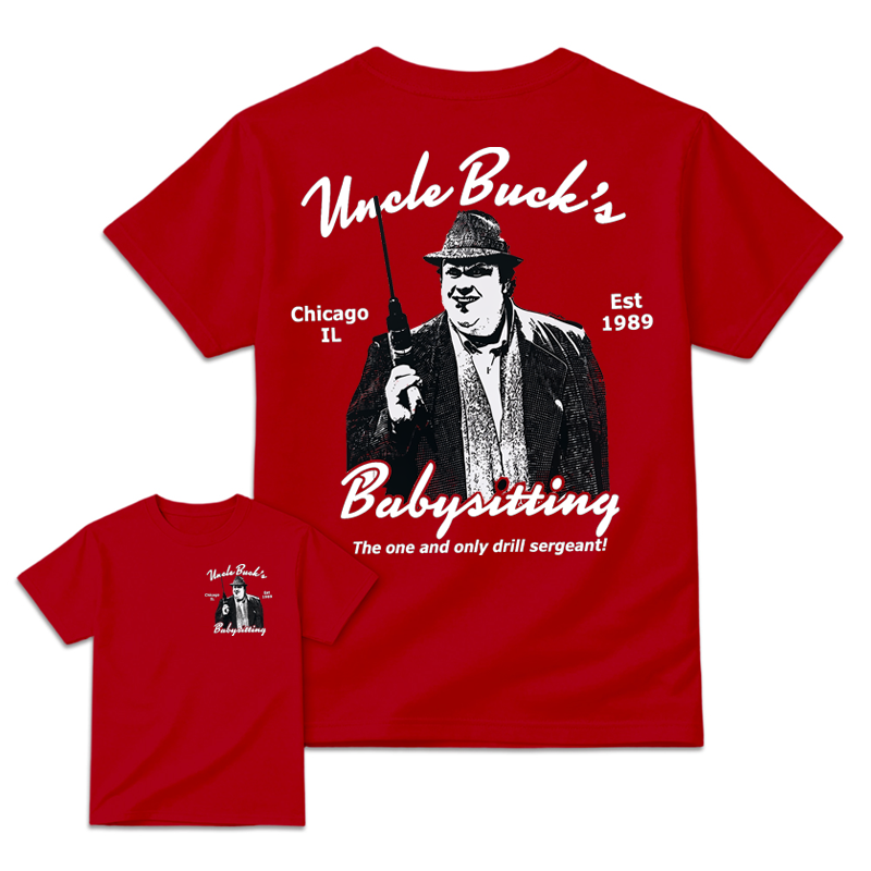 Uncle Buck's Babysitting 80s Movie Graphic Tee