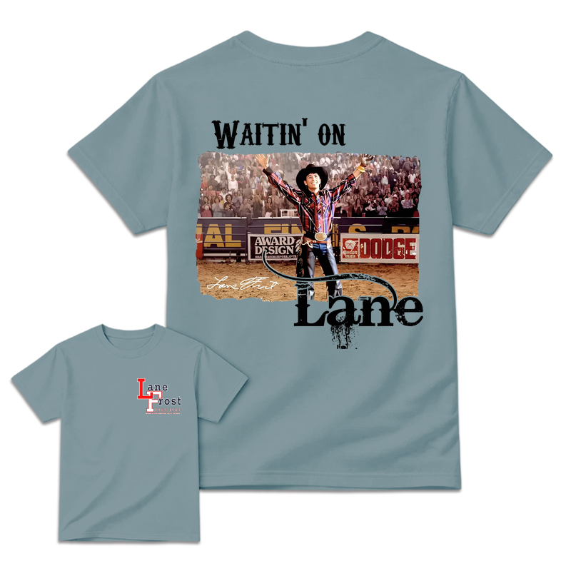 Waitin’ on Lanee Frost Western Rodeo Graphic T-Shirt