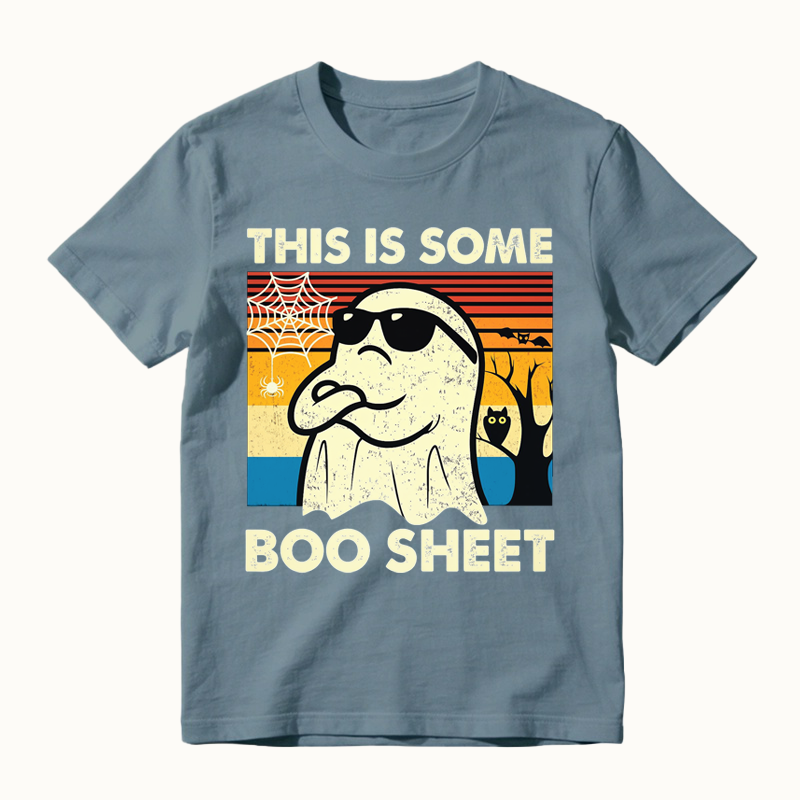 This is Some Boo Sheet Ghost Retro Funny Halloween T-Shirt
