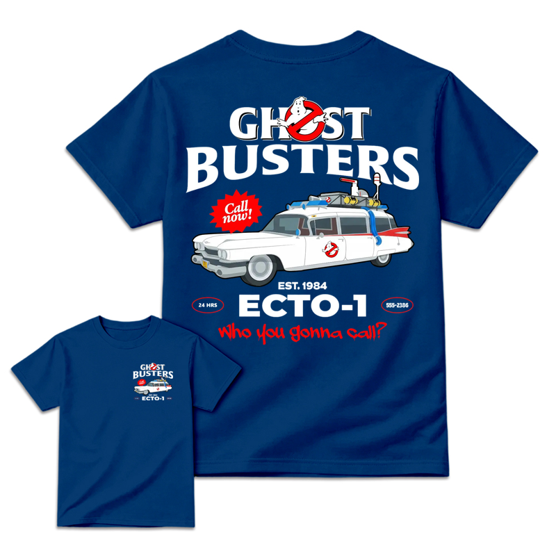 Ghost Busters ECTO-1 Vintage Halloween T-Shirt