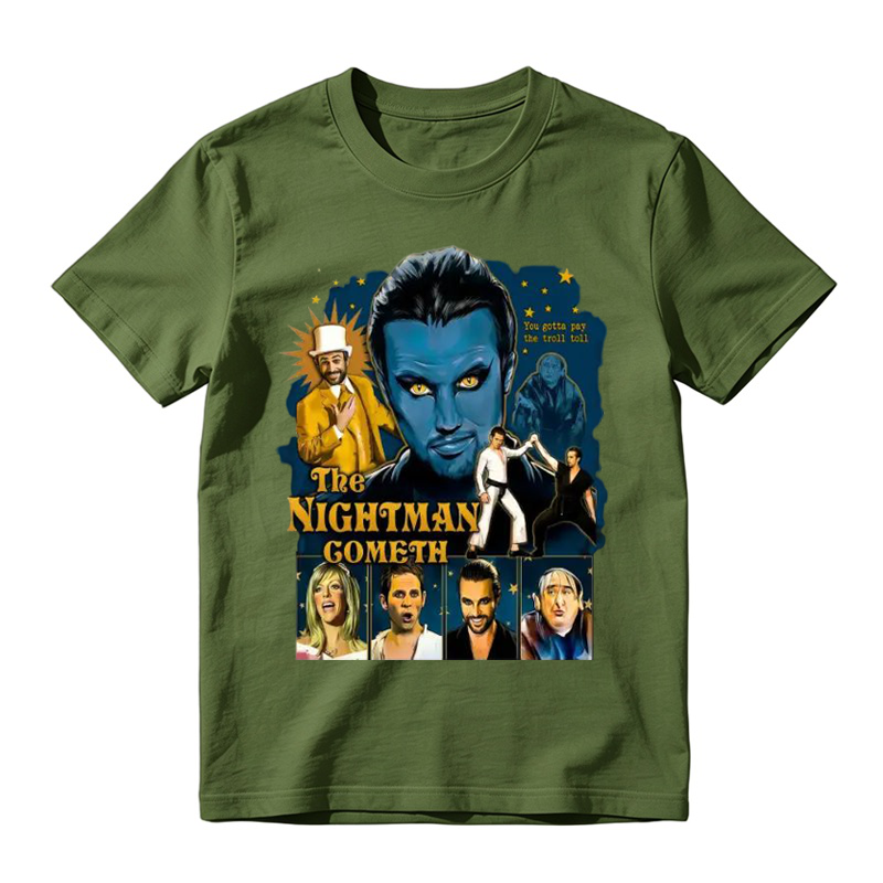 The Nightman Cometh Retro Vintage T-Shirt
