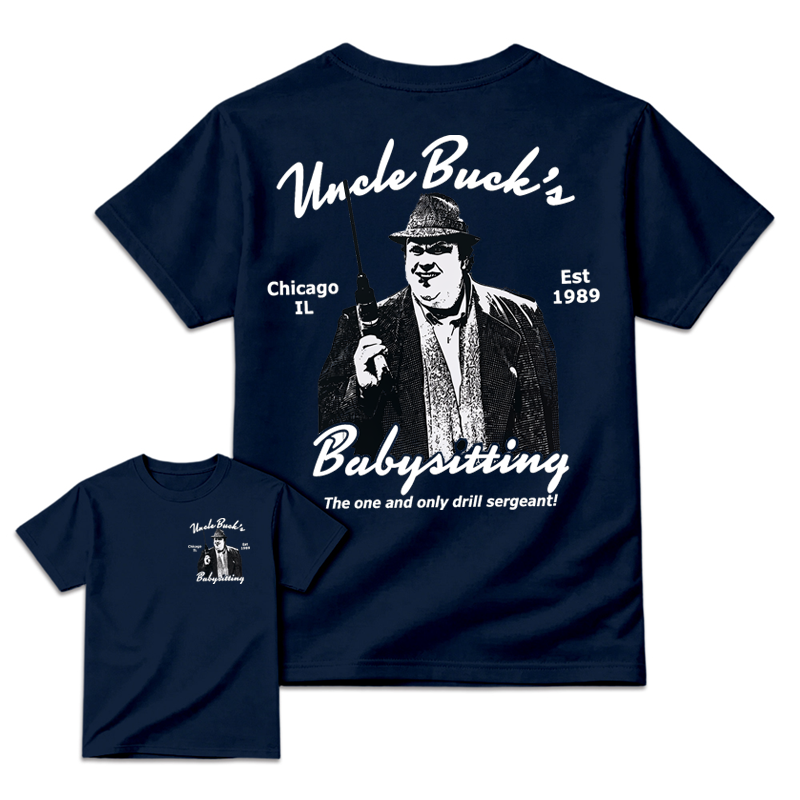 Uncle Buck's Babysitting 80s Movie Graphic Tee