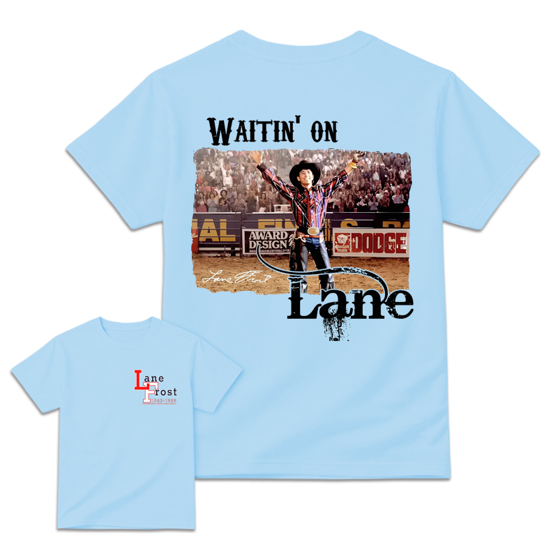 Waitin’ on Lanee Frost Western Rodeo Graphic T-Shirt