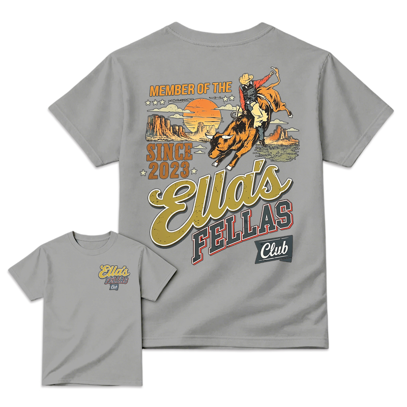 Retro Sunset Western Cowboy Rider Men's T-Shirt