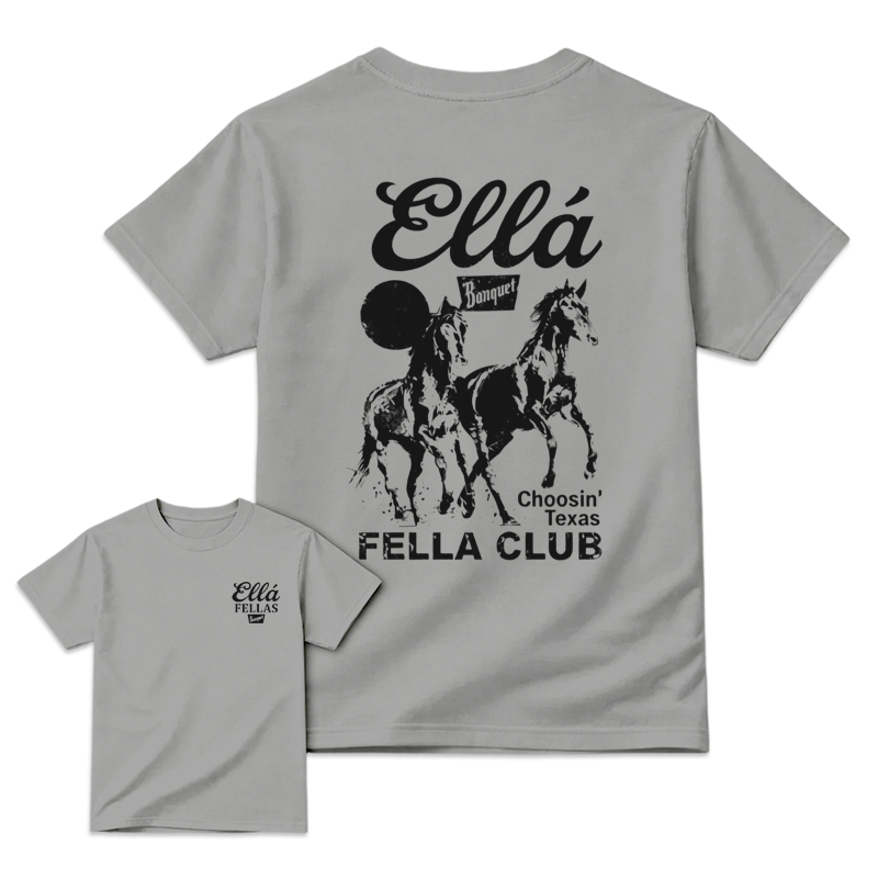 🐎🐎Choosin' Texas FELLA CLUB Western Horse Graphic T-Shirt