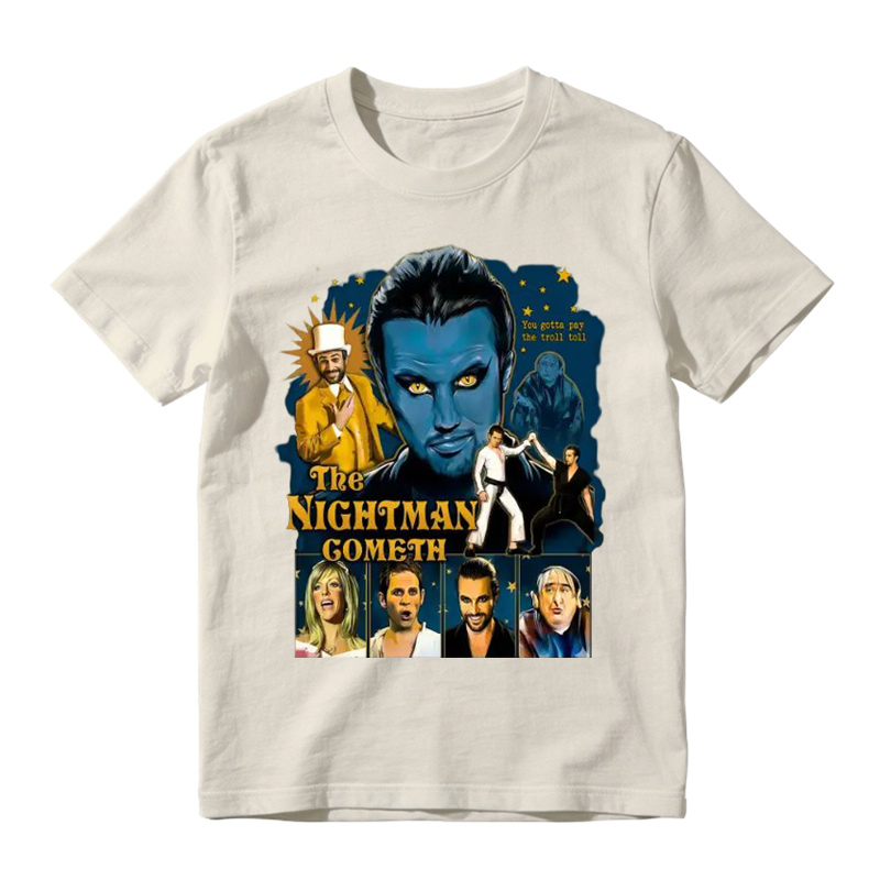 The Nightman Cometh Retro Vintage T-Shirt