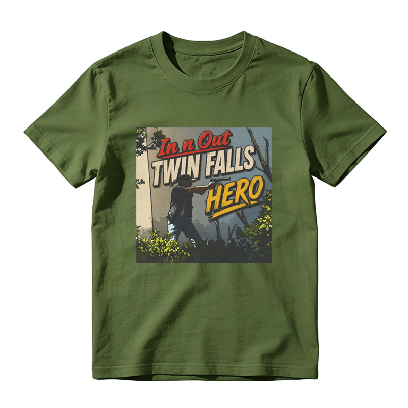 In and out Twin Falls Hero "The Fearless Patriot" Shirts